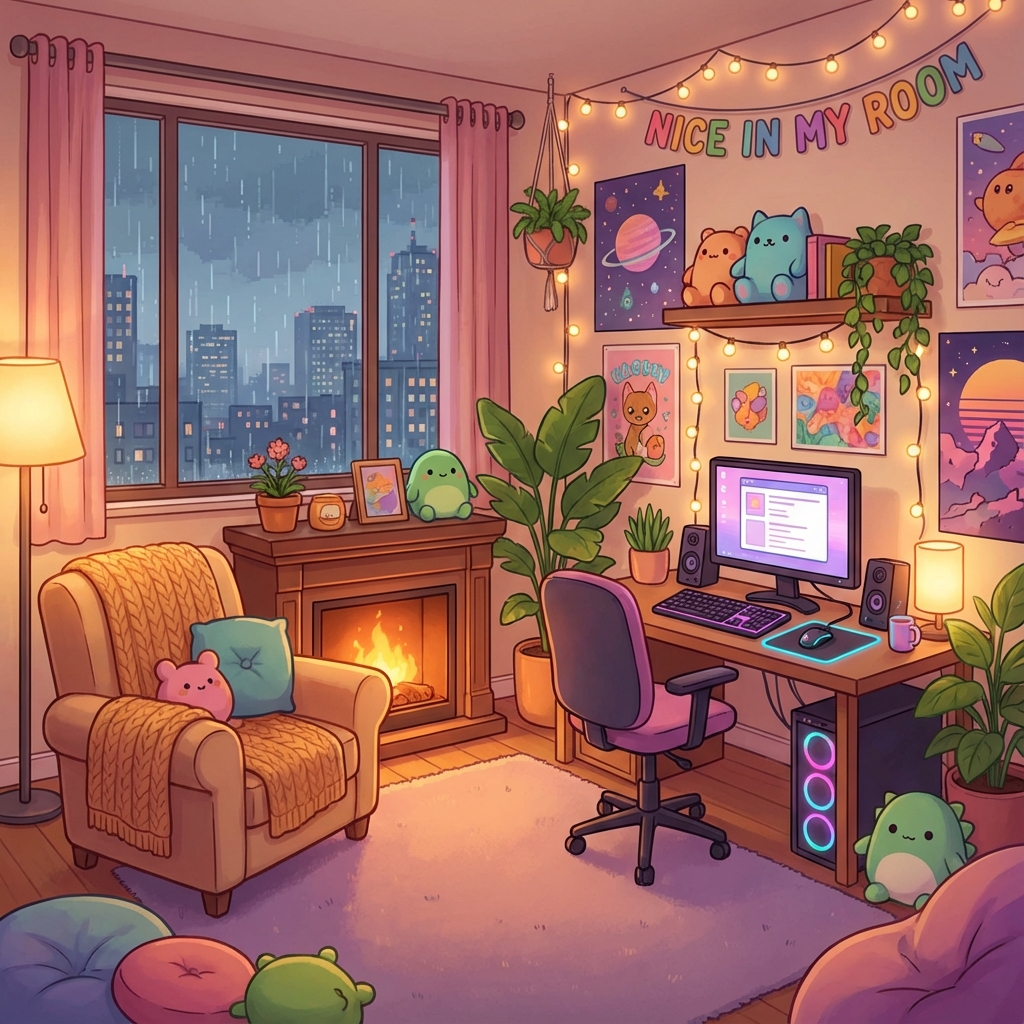 Nice In My Room Game Online Free - Cozy virtual room design